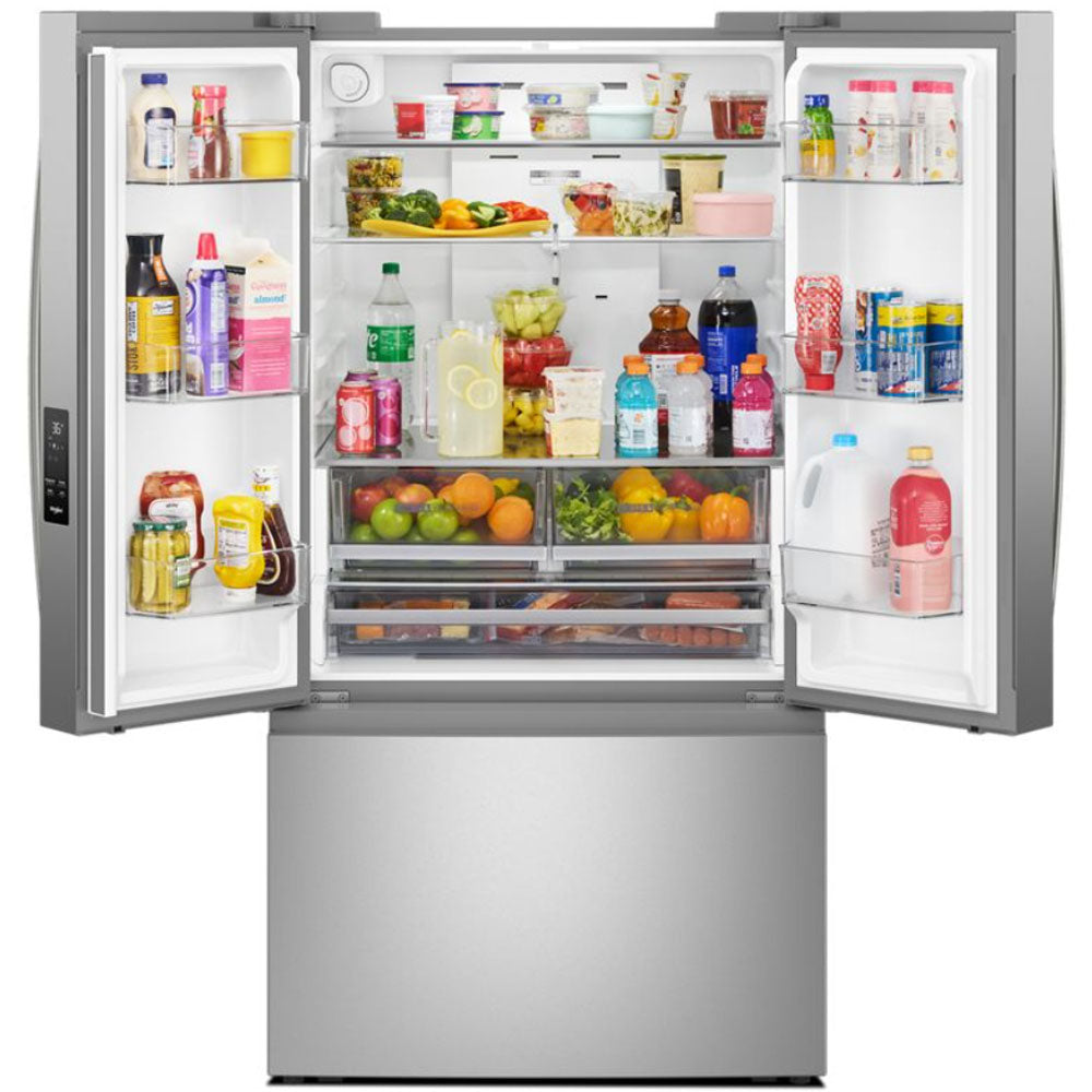 30 CuFt Wide French Door Refrigerator in Stainless Steel - Image 3