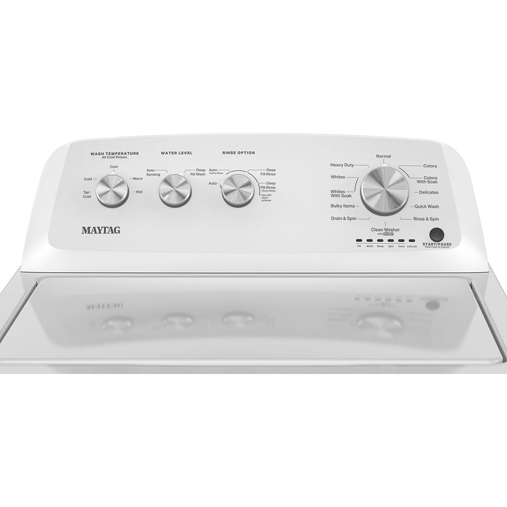 3.8 CuFt Top Load White Electric Washer with Deep Fill - Image 4