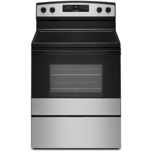 4.8 CuFt Freestanding Electric Range in Stainless Steel with Temp Assure™ Cooking System