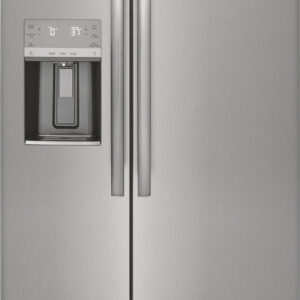 25.6 CuFt Standard Depth Side-by-Side Refrigerator in Stainless Steel with SpaceWise® Organization System