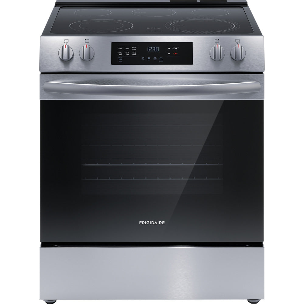 5.3 CuFt 5-Element Freestanding Electric Range in Stainless Steel with Even Baking Technology