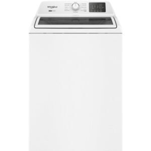 4.2–4.3 CuFt Top Load White Washer with 2-in-1 Removable Agitator and Soft Close Glass Lid