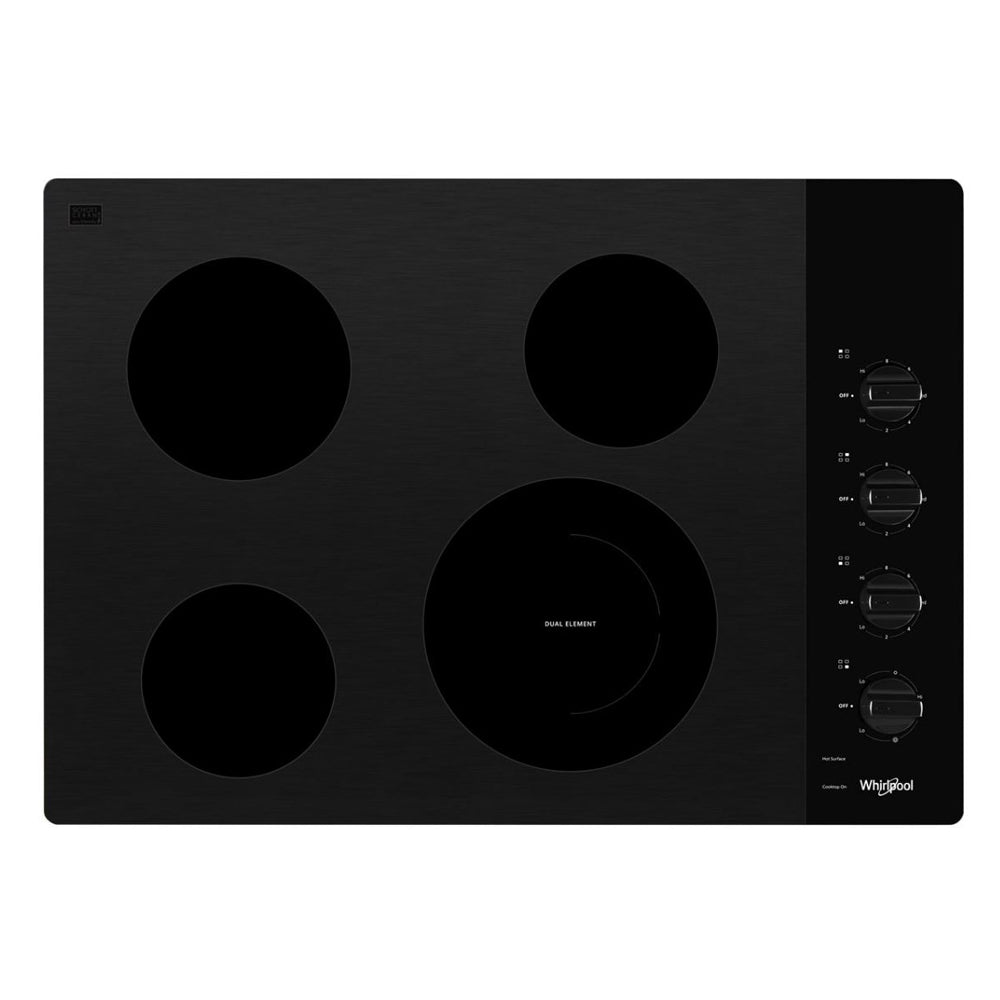 30-inch Radiant Electric Ceramic Glass Cooktop in Black