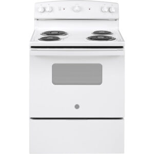 5.0 Cu-Ft Freestanding Electric Coil Range in White