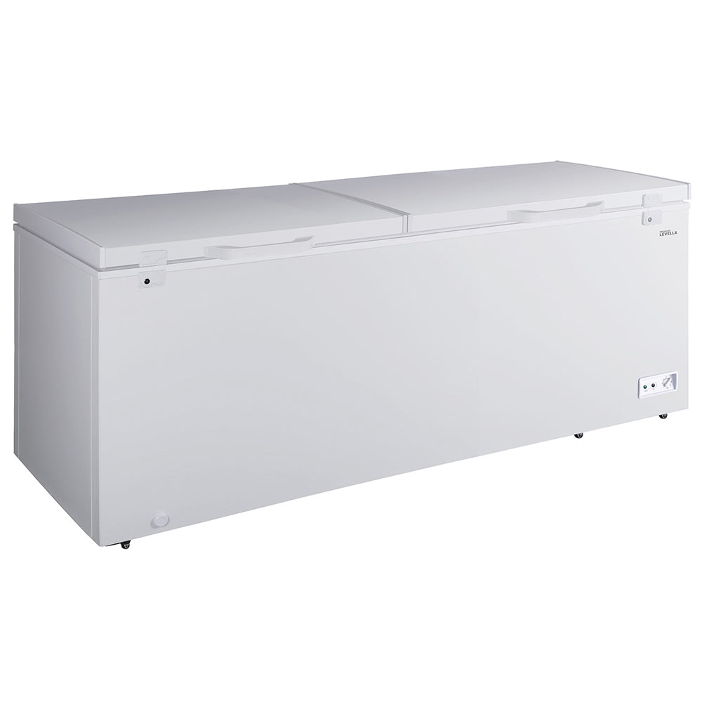 25 Cu Ft Chest Freezer with Adjustable Temperature Control - White