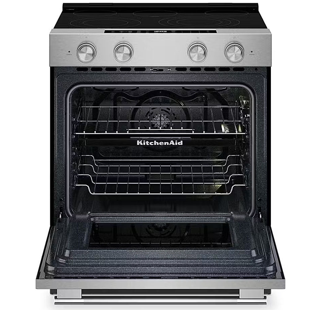 5.3 CuFt Smart Slide-in Electric Range in Stainless Steel with Convection Cooking Modes - Image 3