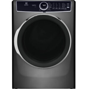 8.0 Cu-Ft Perfect Steam™ Electric Dryer with Predictive Dry™ in Titanium