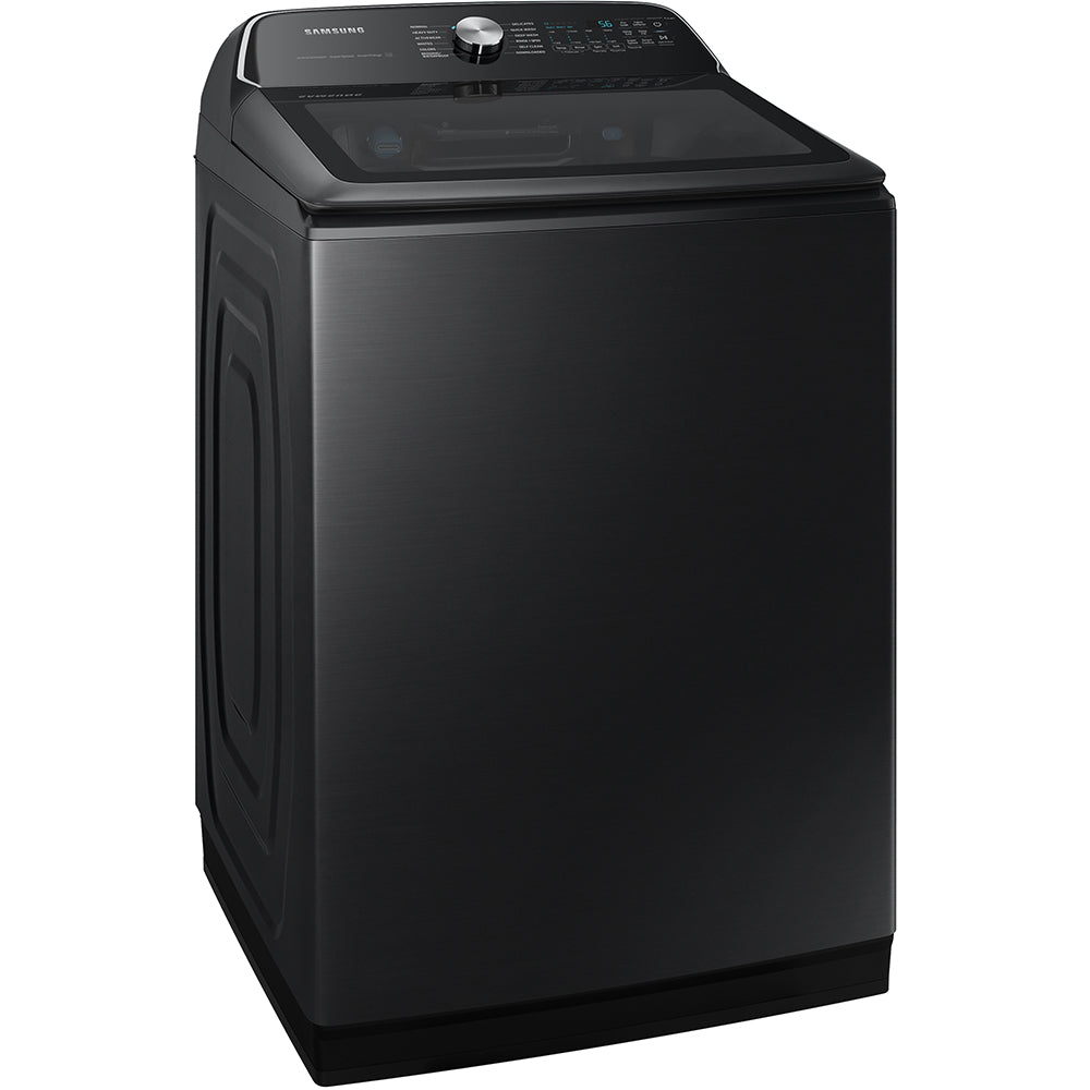 5.5 CuFt Smart Electric Top Load Brushed Black Washer with Super Speed Wash - Image 2