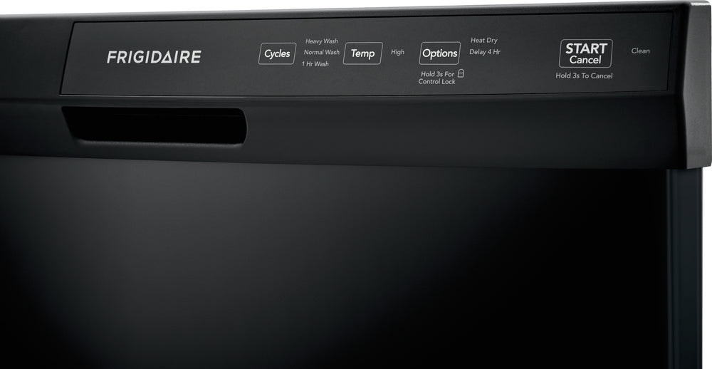 55 dBA Front Control Dishwasher In Black With Heated Dry - Image 3