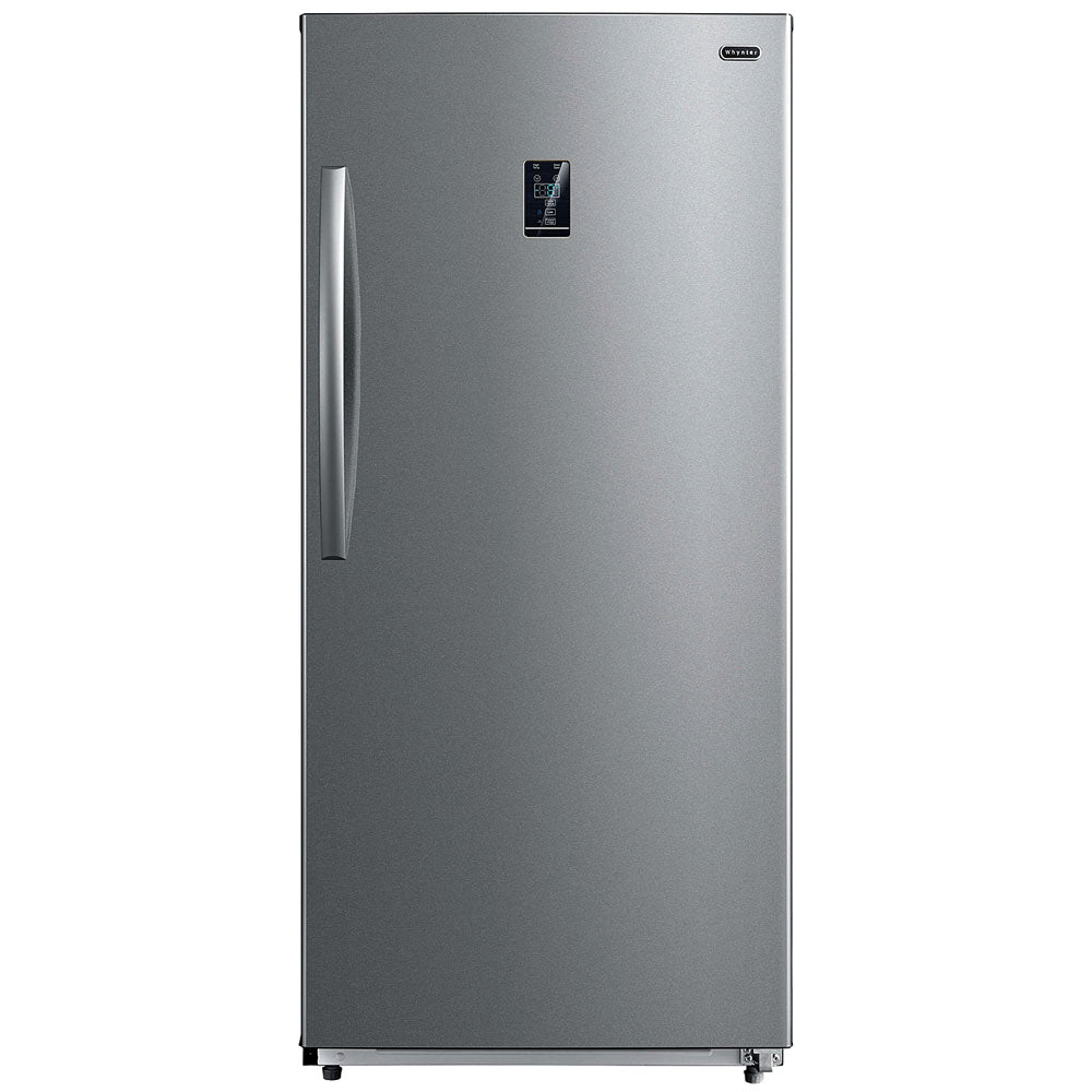 17 CuFt Upright Convertible Freezer/Refrigerator in Stainless Steel