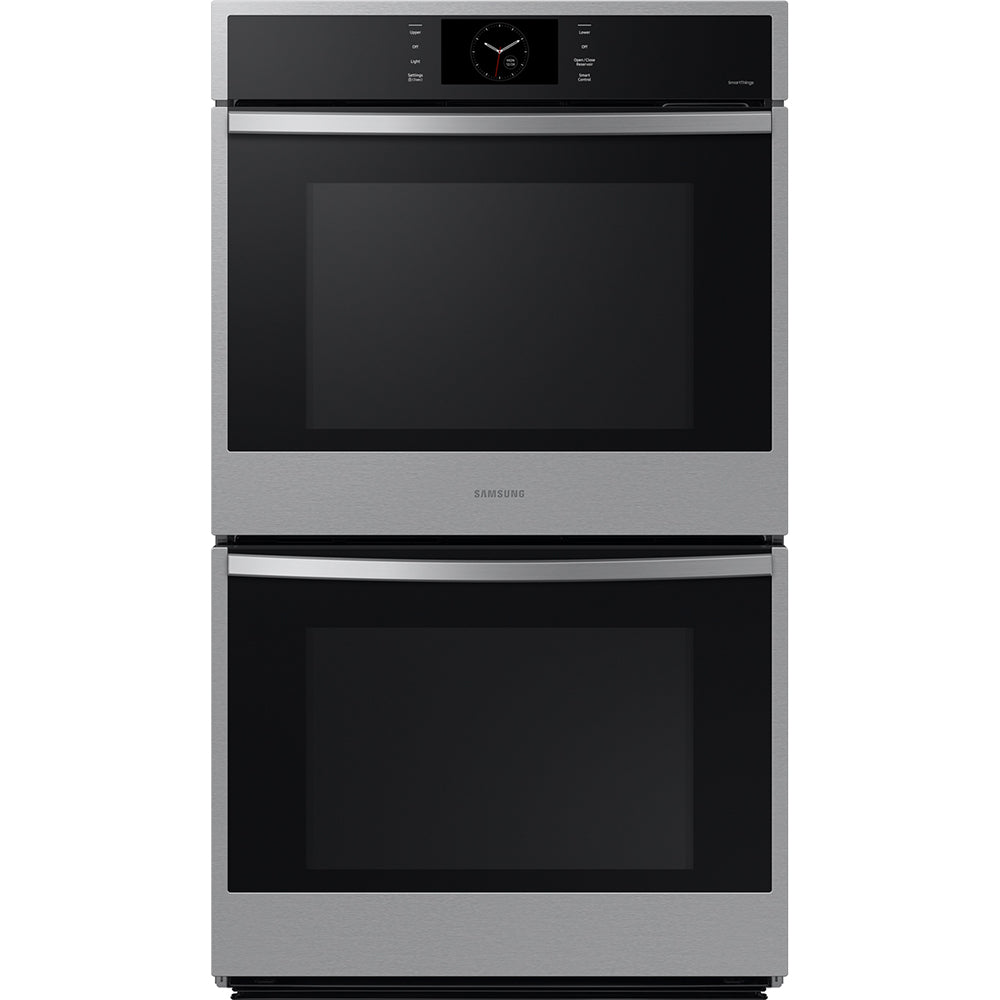 30" Double Wall Oven in Stainless Steel with Steam Cook