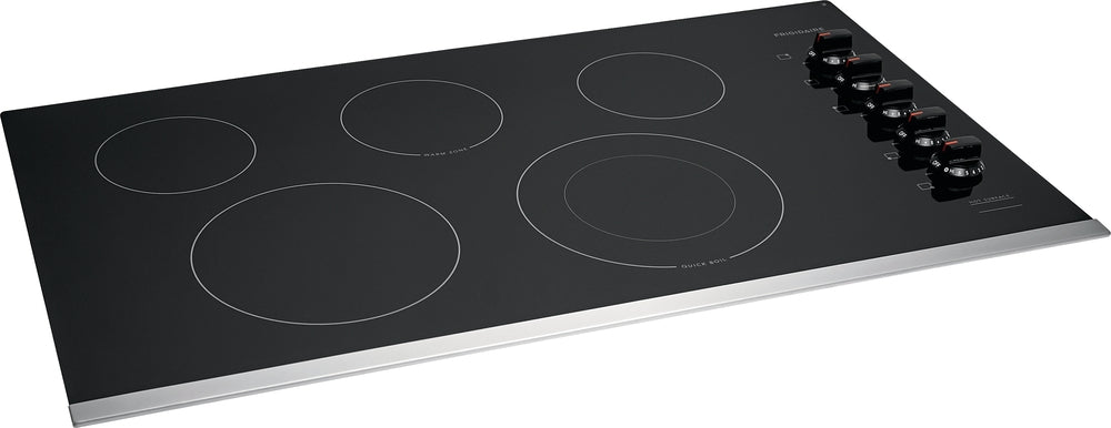 36" 4-Element Electric Cooktop in Black with SpaceWise® Expandable Element - Image 2