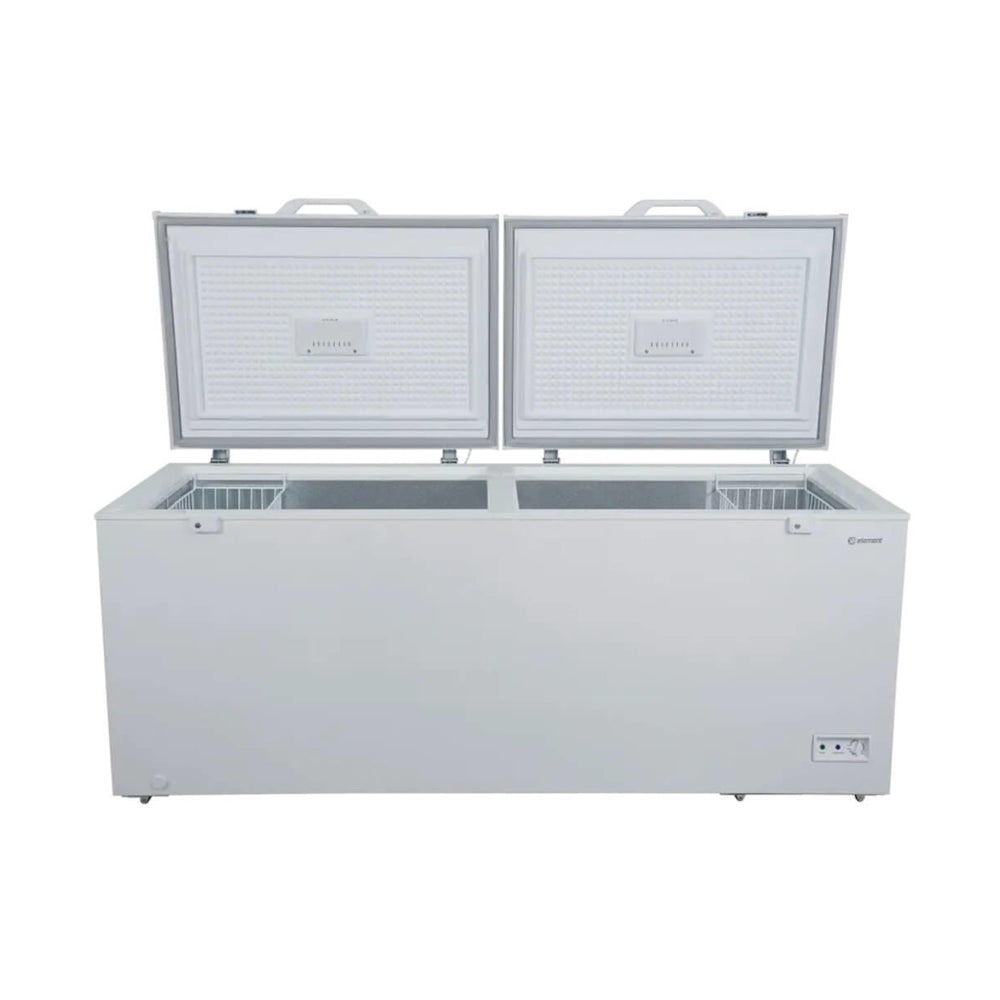 21 Cu-Ft Two Door Chest Freezer - White - Image 3