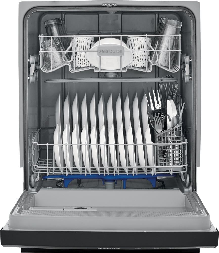 55 dBA Front Control Dishwasher In Black With Heated Dry - Image 2