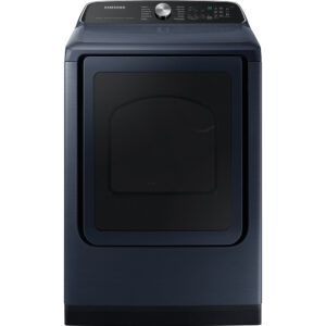 7.4 CuFt Smart Brushed Navy Electric Dryer with Pet Care Dry
