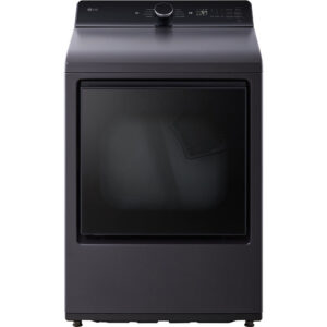 7.3 CuFt Smart Matte Black Electric Dryer with EasyLoad™ Door and AI Sensing
