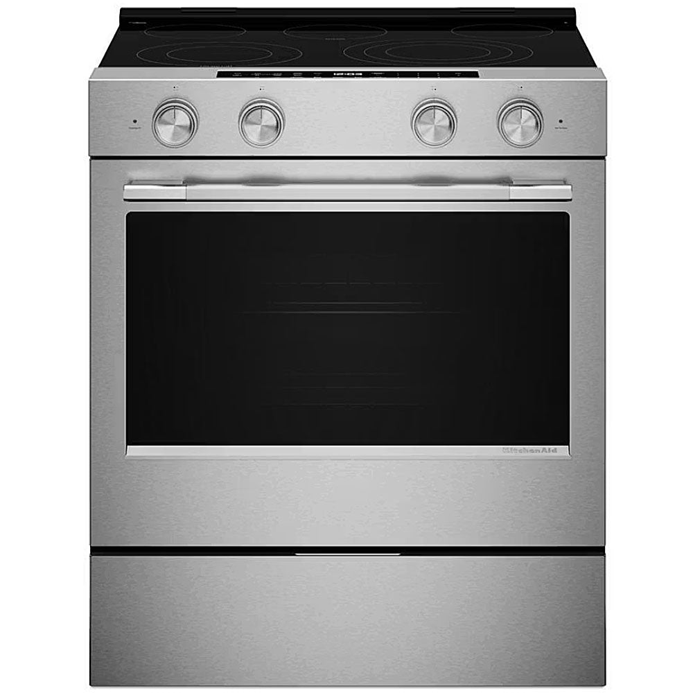5.3 CuFt Smart Slide-in Electric Range in Stainless Steel with Convection Cooking Modes