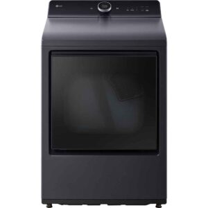 7.3 CuFt Smart Steam Matte Black Electric Dryer with TurboSteam™ Technology