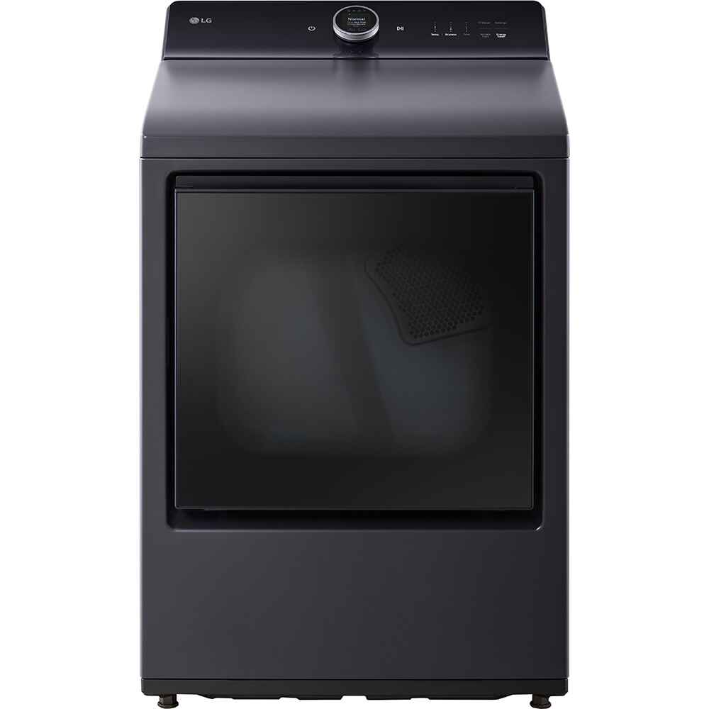 7.3 CuFt Smart Steam Matte Black Electric Dryer with TurboSteam™ Technology