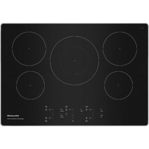 30" 5-Element Sensor Induction Cooktop with Stainless Steel Trim