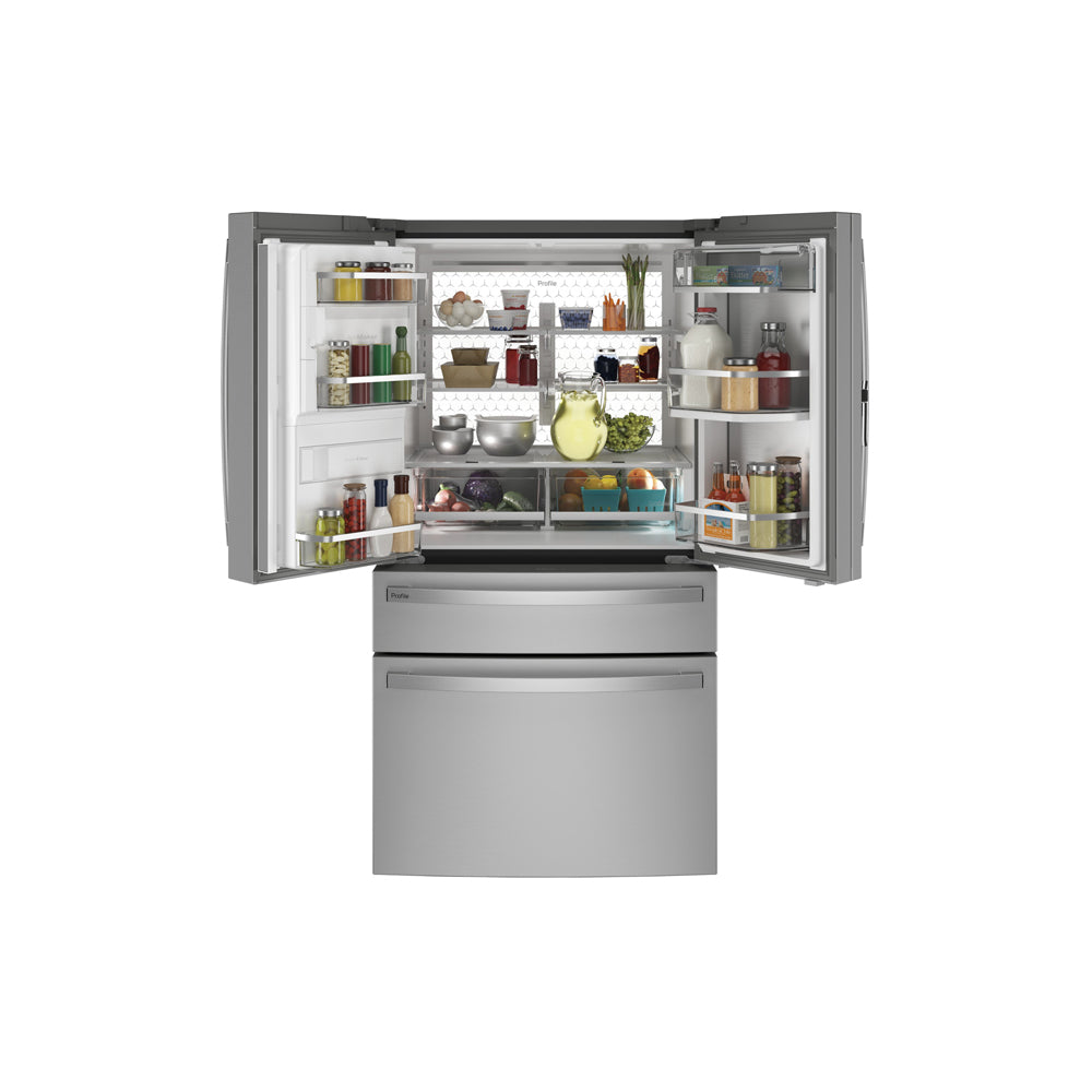 27.9 Cu-Ft Smart 4-Door French-Door Refrigerator - Fingerprint Resistant Stainless - Image 4
