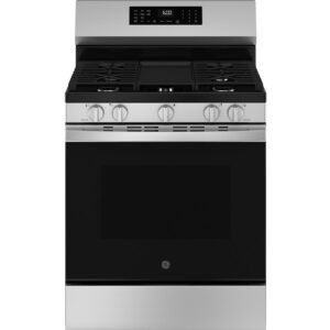 5.3 CuFt Freestanding Gas Range in Stainless Steel with EasyWash™ Oven Tray