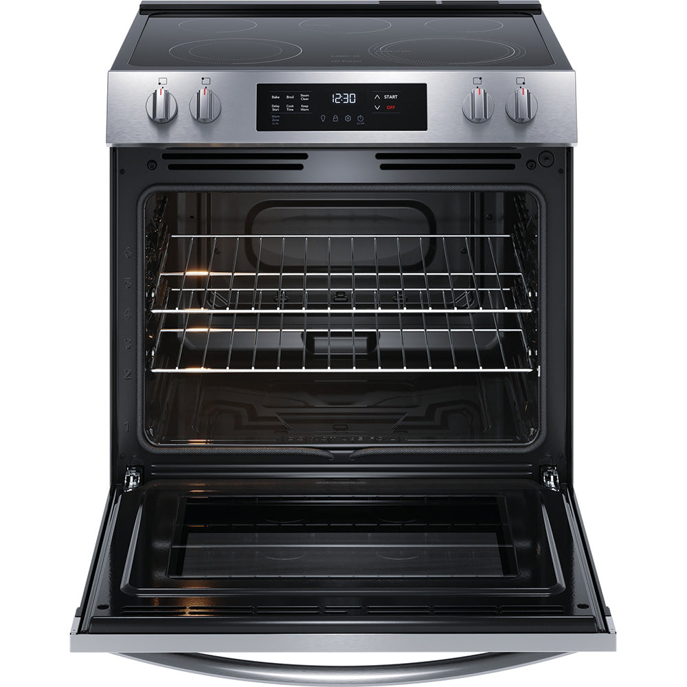5.3 CuFt 5-Element Freestanding Electric Range in Stainless Steel with Even Baking Technology - Image 2