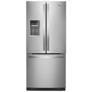 20 CuFt Wide French Door Refrigerator in Stainless Steel