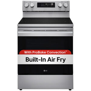 6.3 CuFt Electric Freestanding Range in Stainless Steel