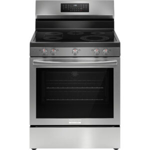 30-inch Electric Range with No Preheat + Air Fry - Stainless Steel