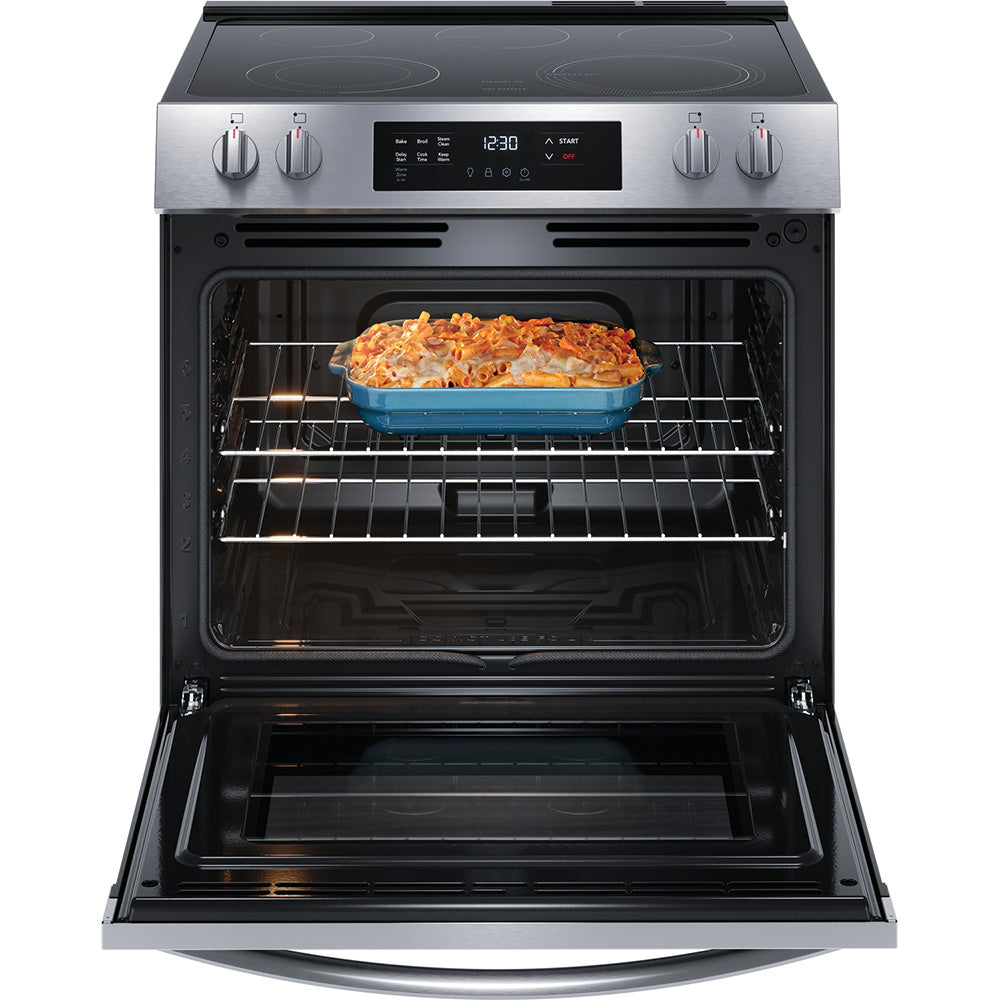 5.3 CuFt 5-Element Freestanding Electric Range in Stainless Steel with Even Baking Technology - Image 3